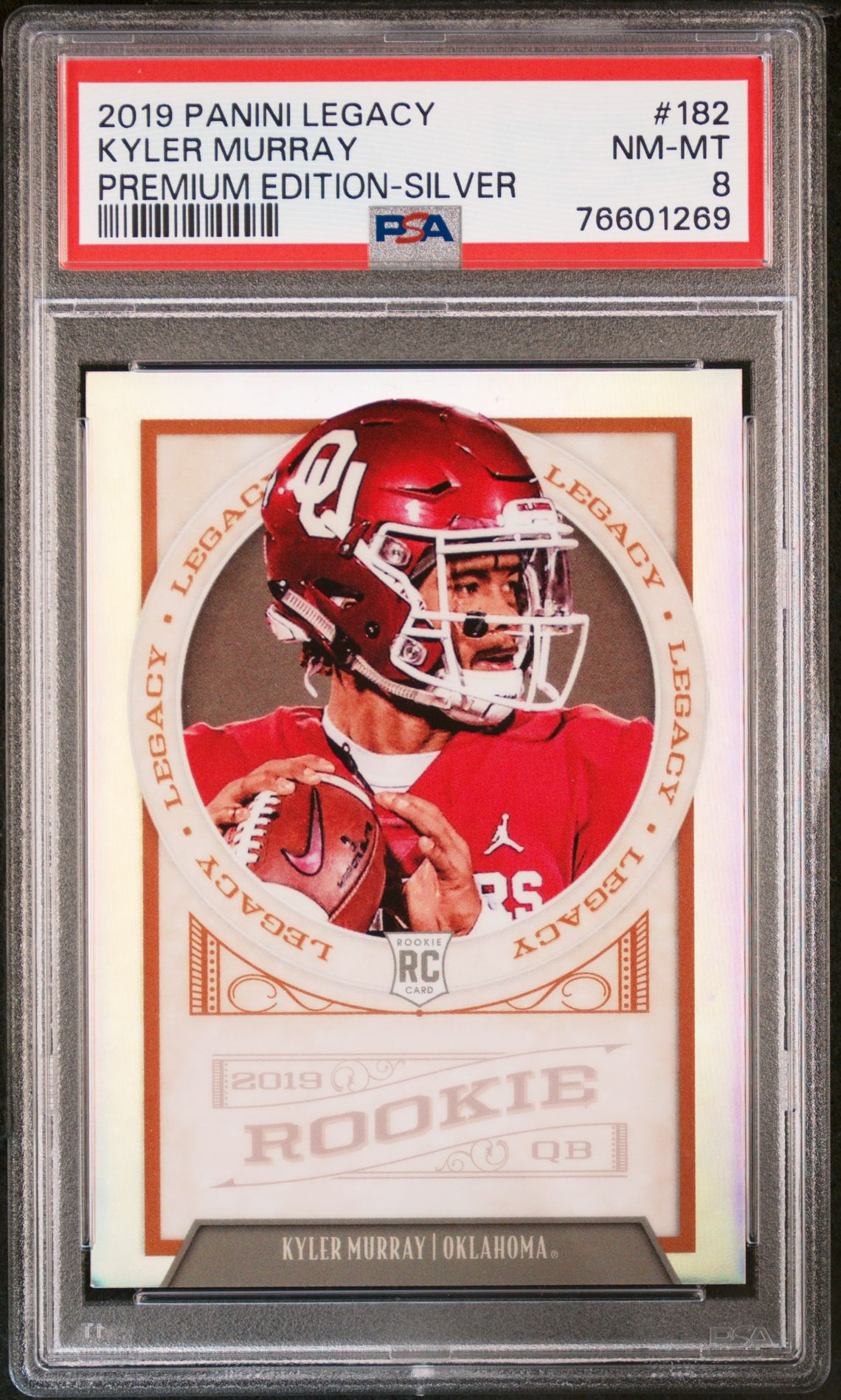 2019 Panini PANINI LEGACY YELLOW #182 Kyler Murray front