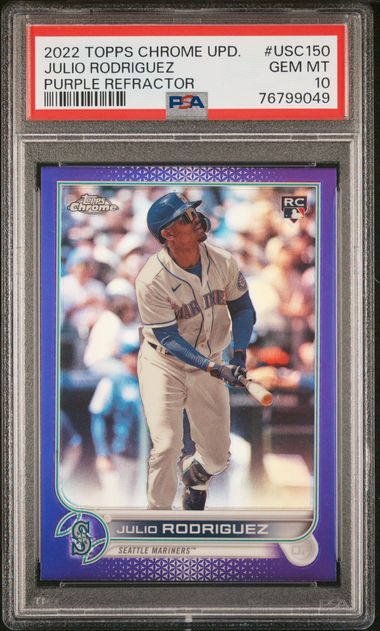 SGC 7 2022 Topps Chrome Update Julio Rodriguez