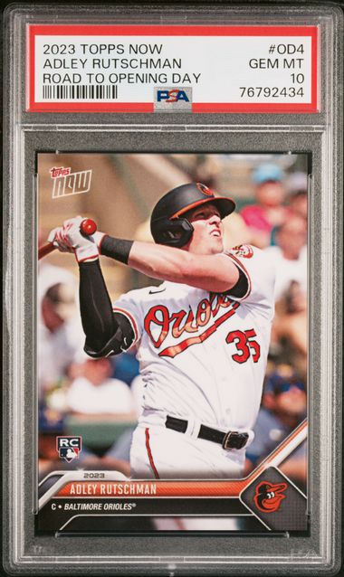 2023 Topps TOPPS NOW ROAD TO OPENING DAY #OD4 Adley Rutschman front