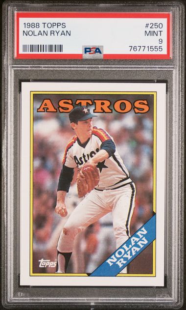 1993 Flair #286 Nolan Ryan - PSA MINT 9 on Goldin Auctions