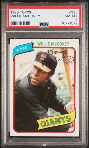 1970 Topps Willie McCovey Baseball Card Sporting News # 450 San Francisco  Giants