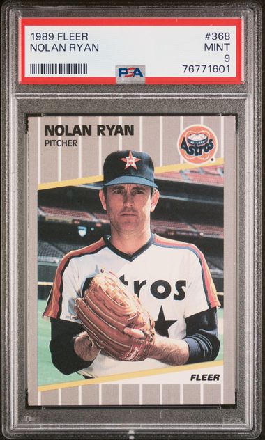 1993 Flair #286 Nolan Ryan - PSA MINT 9 on Goldin Auctions