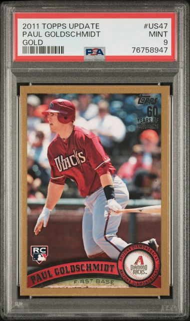 2011 Topps Update #US205 D.J. LeMahieu PSA 9