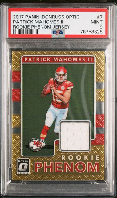 2017 Panini Score NFL Draft #2 Patrick Mahomes II Rookie Card – PSA NM-MT 8  on Goldin Auctions