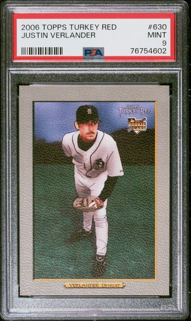 2006 Topps Red #630 Justin Verlander front