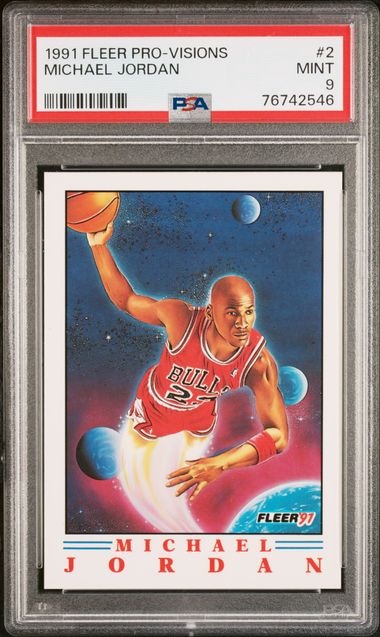 1991 Fleer #2 Michael Jordan front