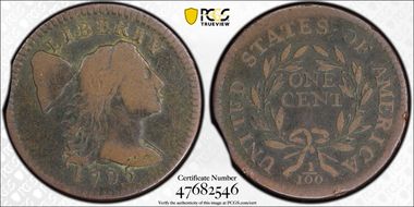 1795 1C Plain Edge F15BN