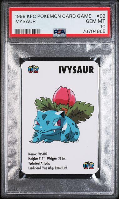 1998 Pokemon #02 Ivysaur front