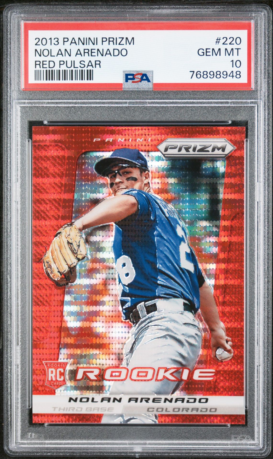 2013 Panini PANINI PRIZM Red #220 Nolan Arenado front