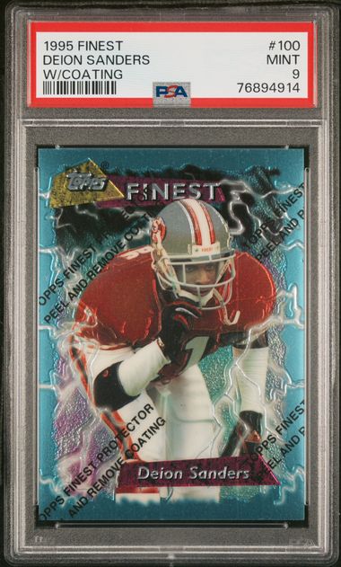 Deion Sanders 1989 Score Football Autograph Rookie Card #246 PSA/DNA