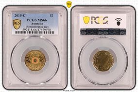 2015-C $2 Remembrance Day In Flanders Fields Colorized MS66