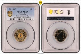 2015-C $2 Remembrance Day In Flanders Fields Colorized MS67