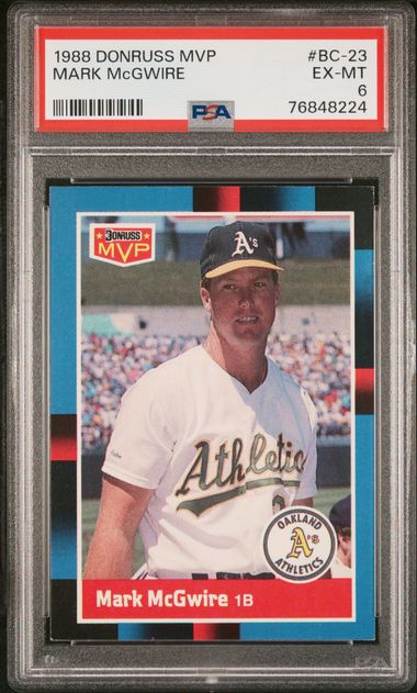 SGC 8.5 1987 Donruss Mark McGwire