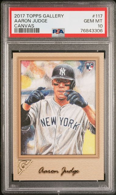 Aaron Judge Rookie Card 2017 Topps Holiday #99 PSA 9