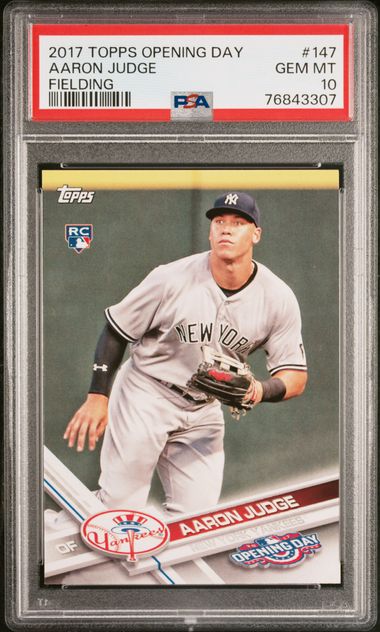 2017 Topps Opening Day Baseball #147 Aaron Judge Rookie Card