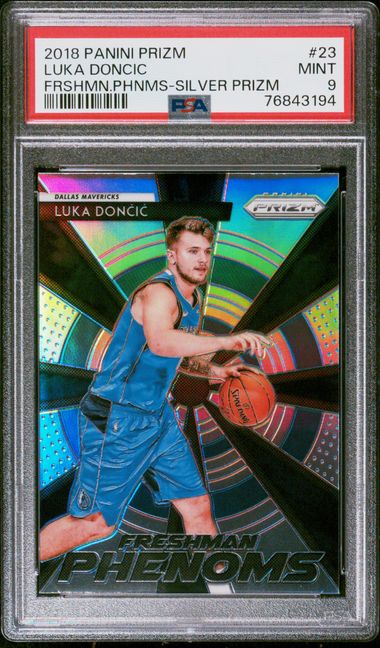 2018-19 Panini Prizm Freshman Phenoms Silver Prizm #23 Luka Doncic