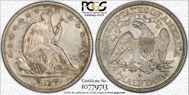 1877-S 50C MS63