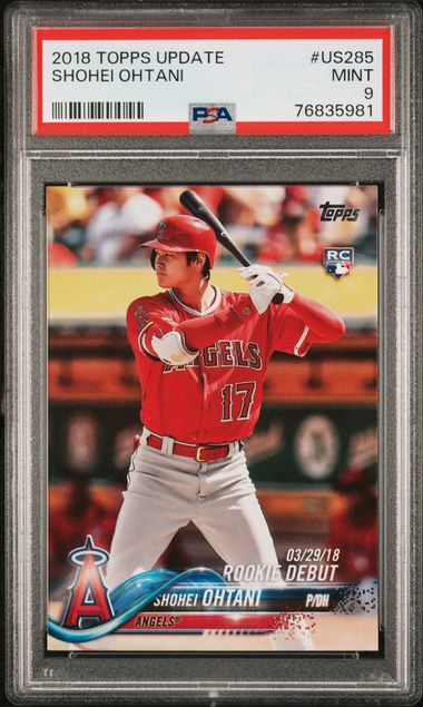 2018 Topps Update Gold #US285 Shohei Ohtani /2018 Value - Baseball