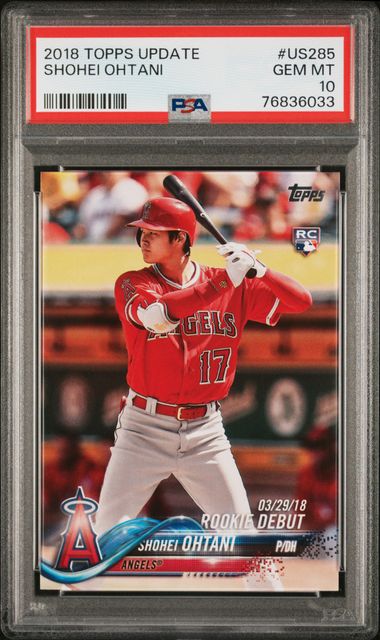 2018 TOPPS LIVING SHOHEI OHTANI #7 ROOKIE RC ANGELS PSA 10 GEM MT