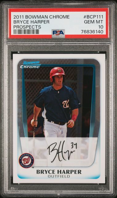 Bryce Harper 2012 Bowman Prospects Series Mint Rookie Card #BP10