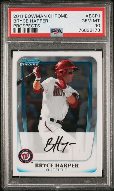 Bryce Harper 2012 Bowman Prospects Series Mint Rookie Card #BP10