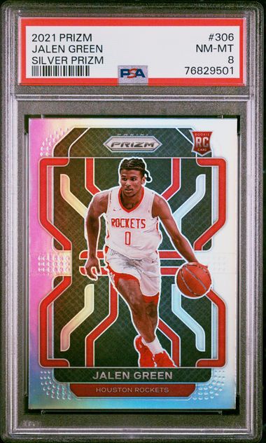 2023-24 Panini Prizm Jalen Green Prizm Break #11 Fastbreak Prizm 