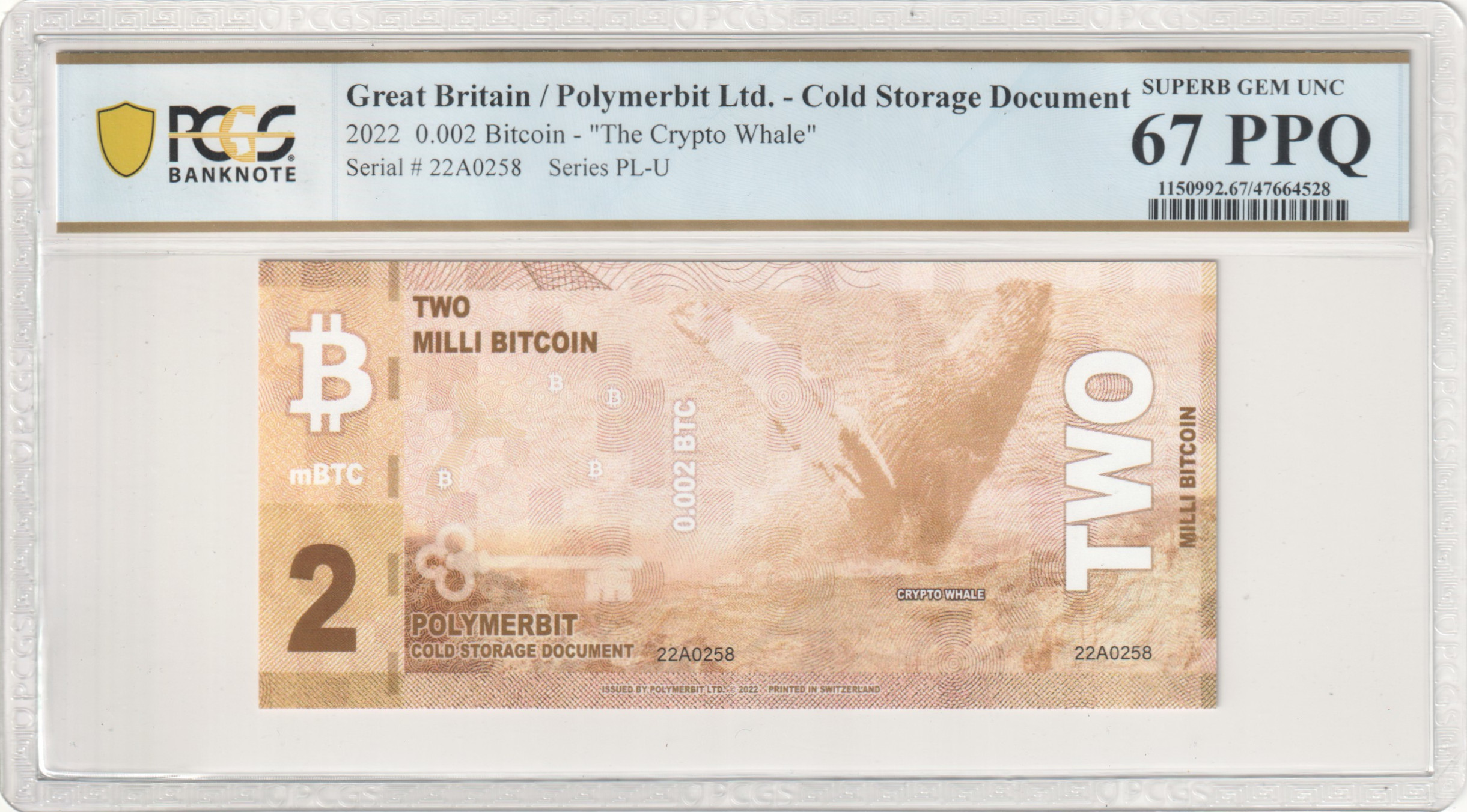 2022 0.002 Bitcoin Cold Storage Document Polymerbit Ltd. 