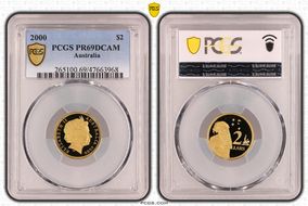 2000 $2 PR69DCAM
