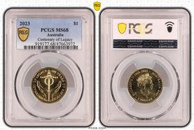 2023 $1 Centenary of Legacy MS68