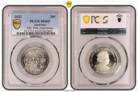 2022 20C ABC 90th Anniversary MS69