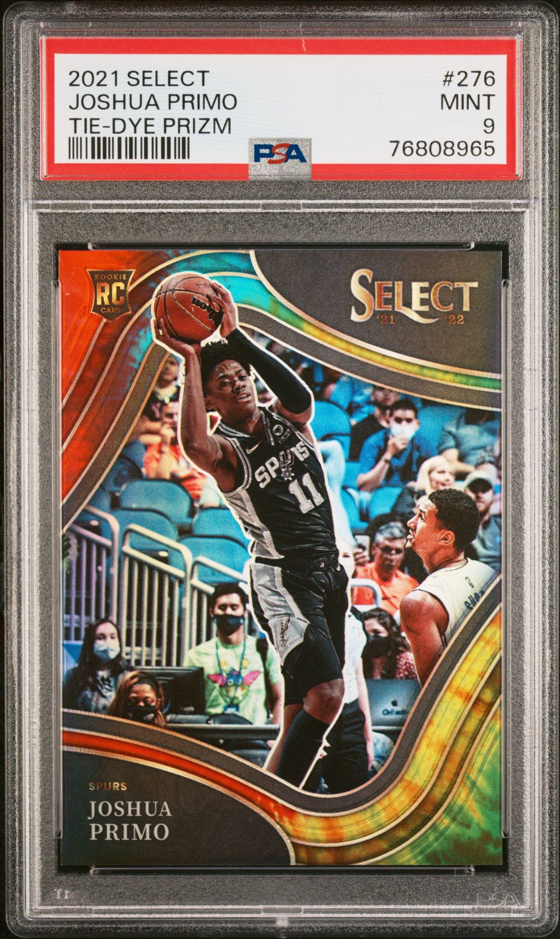 2021 Panini PANINI SELECT TIE-DYE PRIZM #276 Joshua Primo front
