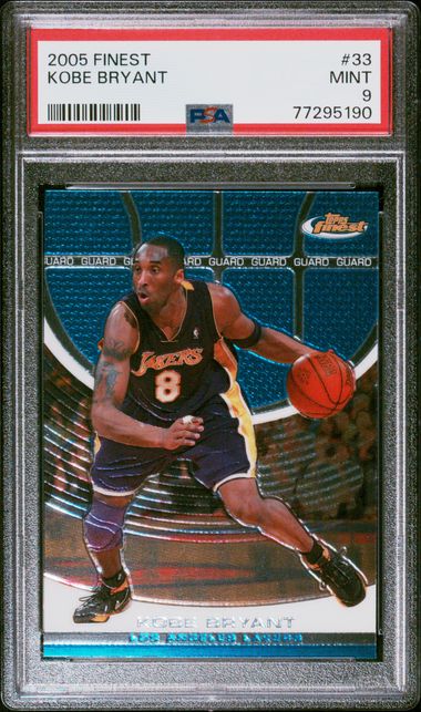 2005-06 Topps Finest #33 Kobe Bryant – PSA MINT 9 on Goldin Auctions