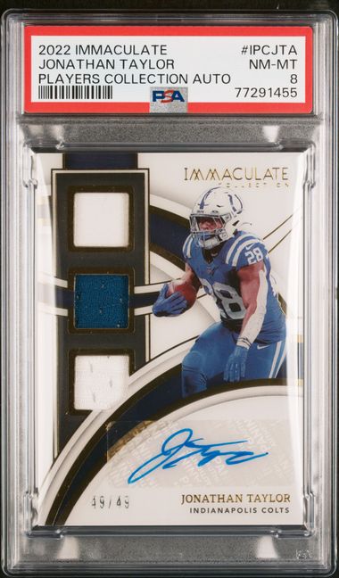 2022 Immaculate Collection Collegiate#88 Jalen Tolbert Jersey Auto