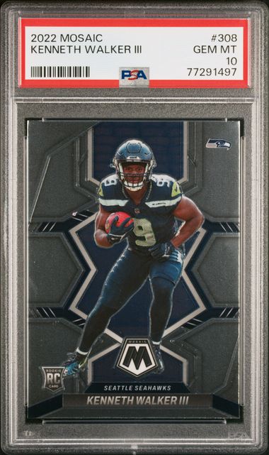 Kenneth Walker III (308) - 2022 Panini Mosaic