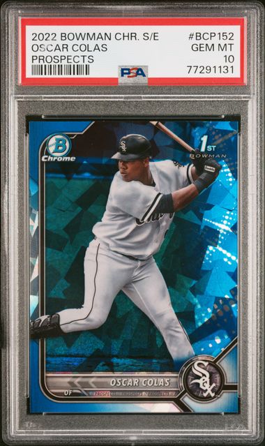 2022 Bowman Chrome Sapphire Edition Prospects Aqua Bcp244 Jasson Dominguez  Rookie Card – PSA GEM MT 10 on Goldin Auctions