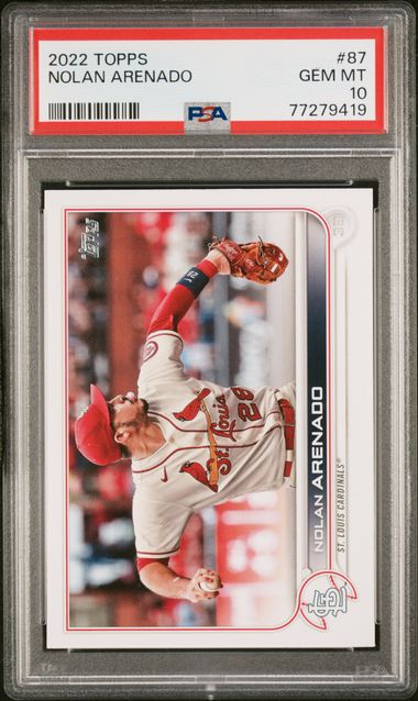  2022 Topps #87 Nolan Arenado St. Louis Cardinals