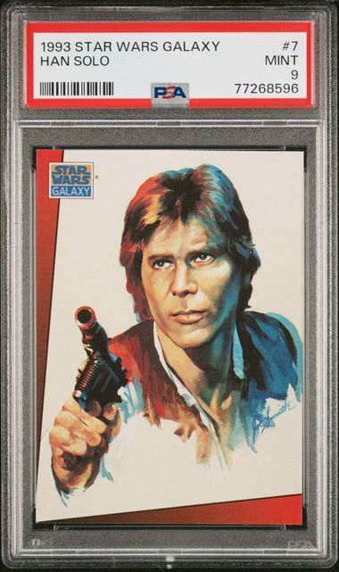 1993 Topps #7 Galaxy Han Solo front