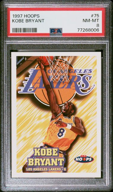 1997 Hoops 75 Kobe Bryant – PSA NM-MT 8 on Goldin Auctions