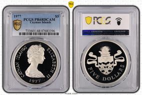 1977 $5 PR68DCAM