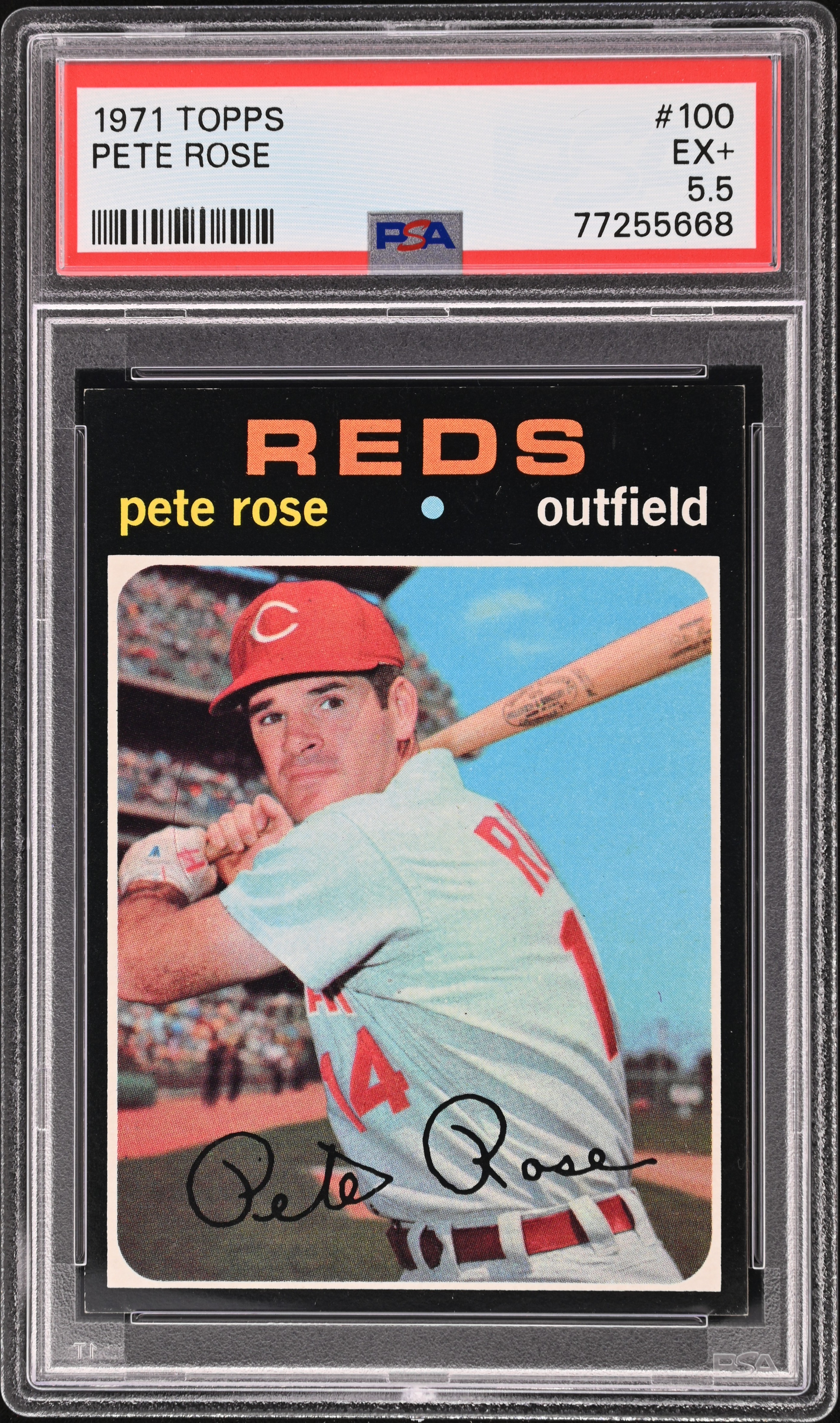 1971 Topps 100 Pete Rose – PSA EX+ 5.5