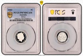 2003 5C Silver PR70DCAM