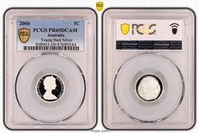 2006 5C Young Bust Silver PR69DCAM