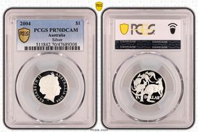 2004 $1 Silver PR70DCAM