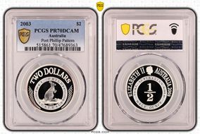 2003 $2 Port Phillip Pattern PR70DCAM