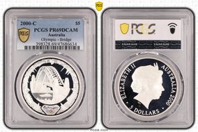 2000-C $5 Olympic - Bridge PR69DCAM