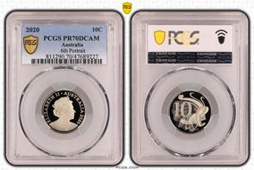 2020 10C 6th Portrait PR70DCAM