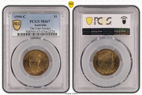 1999-C $1 The Last Anzacs MS67