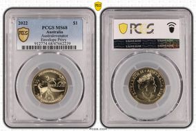 2022 $1 Australovenator Envelope Privy MS68