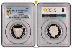 2001 20C Tasmania PR70DCAM
