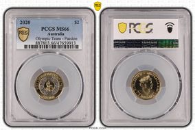 2020 $2 Olympic Team - Passion MS66